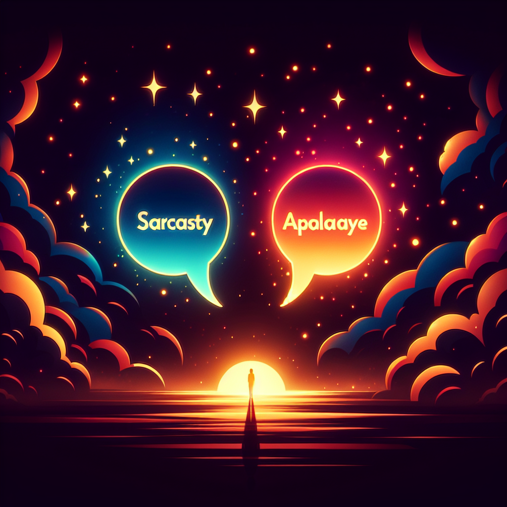 Sarcastic Apology Turns into Laughter